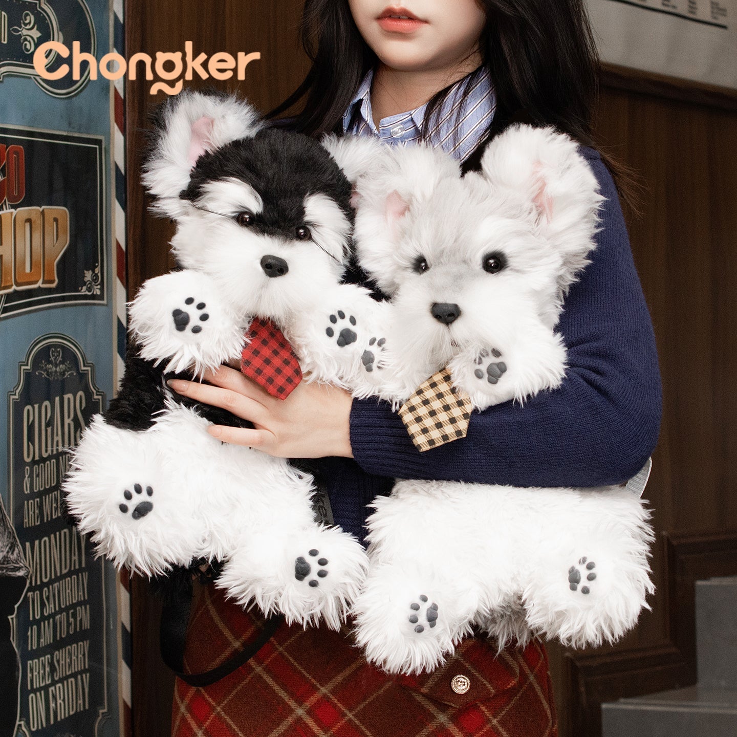 Black & White Schnauzer Backpack – Adorable & Practical