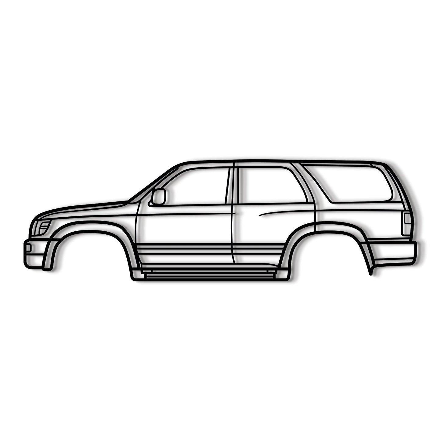 1996 4Runner 3rd Gen (N180) Metal Car Wall Art - MT0257