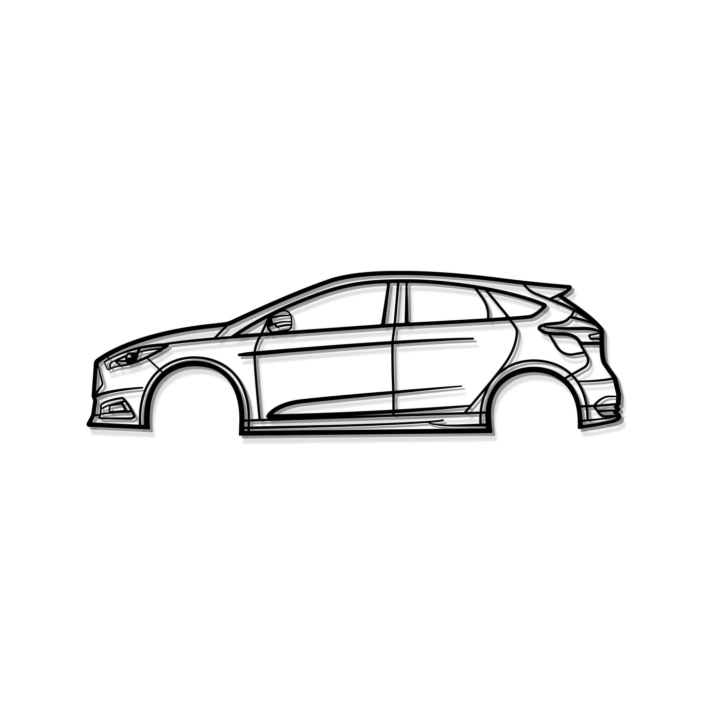 2015 Focus ST Metal Car Wall Art - MT0514