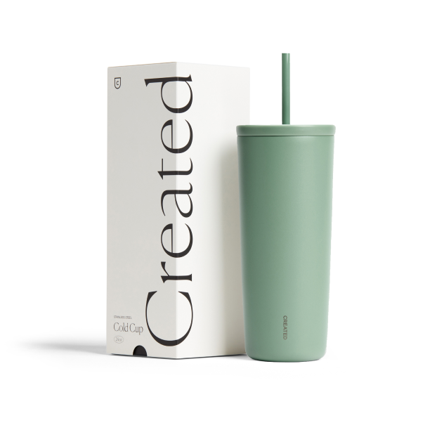 24oz Cold Cup - Sage Green