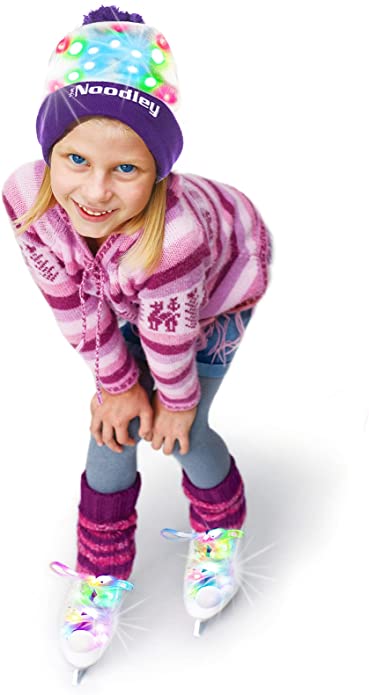 5 ColorFlashing LED Light Up Shoe Laces Glow in the Dark White Tie Shoelaces for Sneakers, Skates, 45 inch