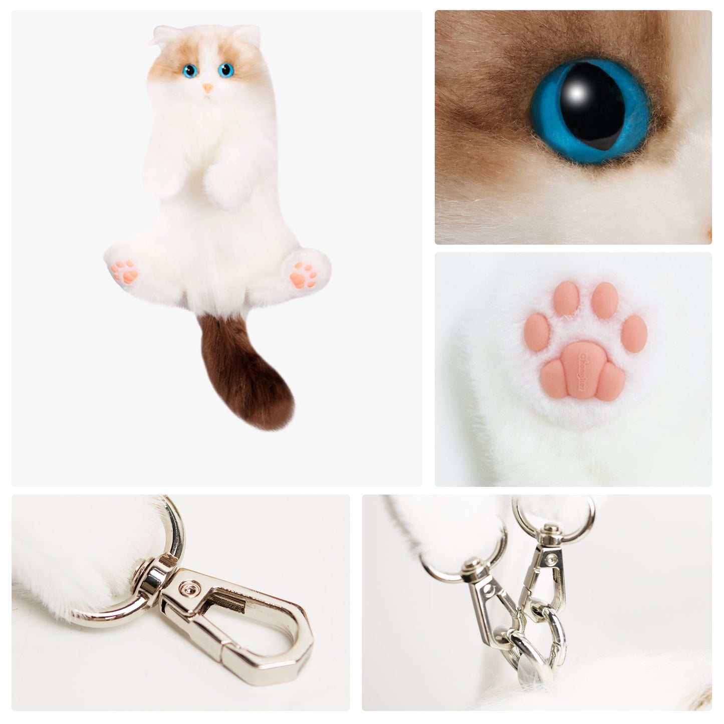 Mini Tuxedo Cat Backpack – Plush Cat Bag for Girls Gift Idea