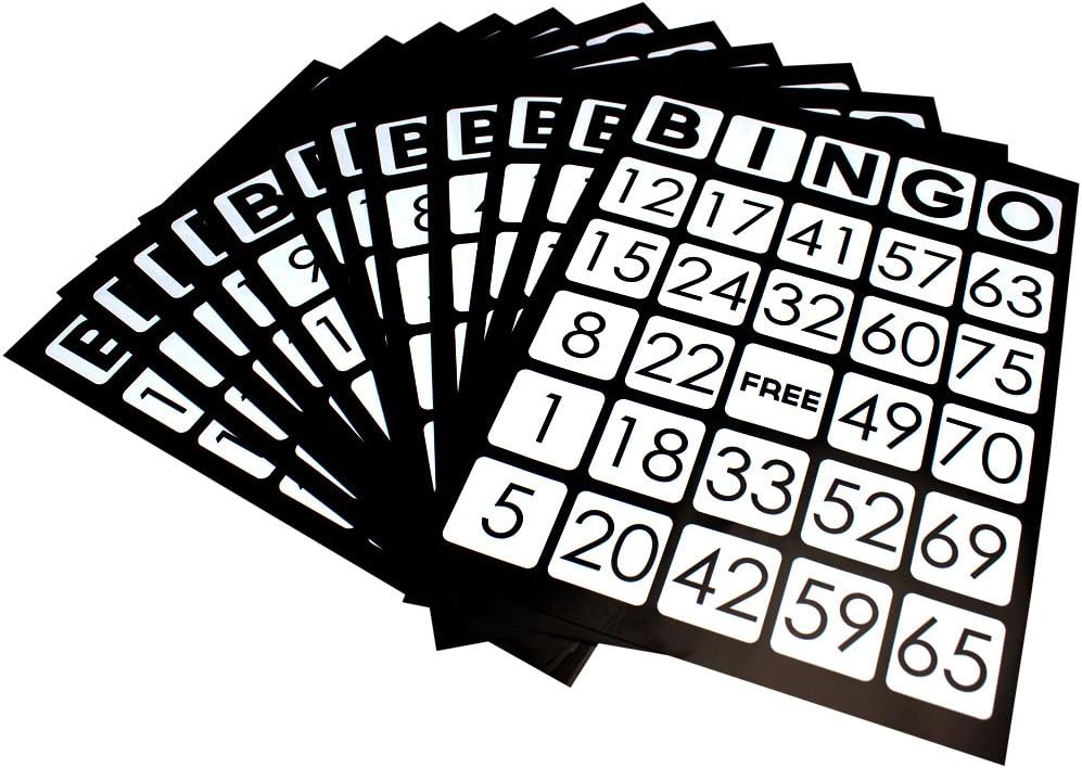 EZ Readers Low Vision Bingo Cards