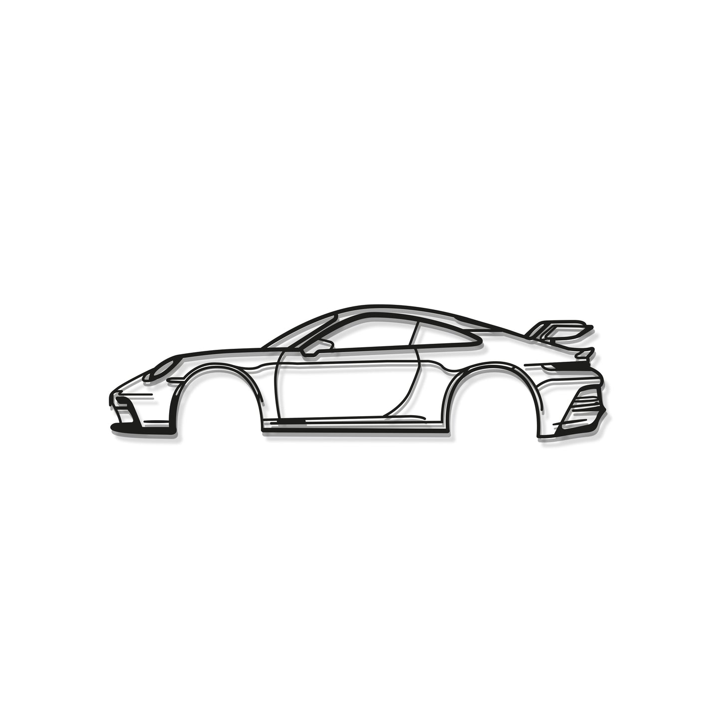911 GT3 Model 992 Metal Car Wall Art - MT0855