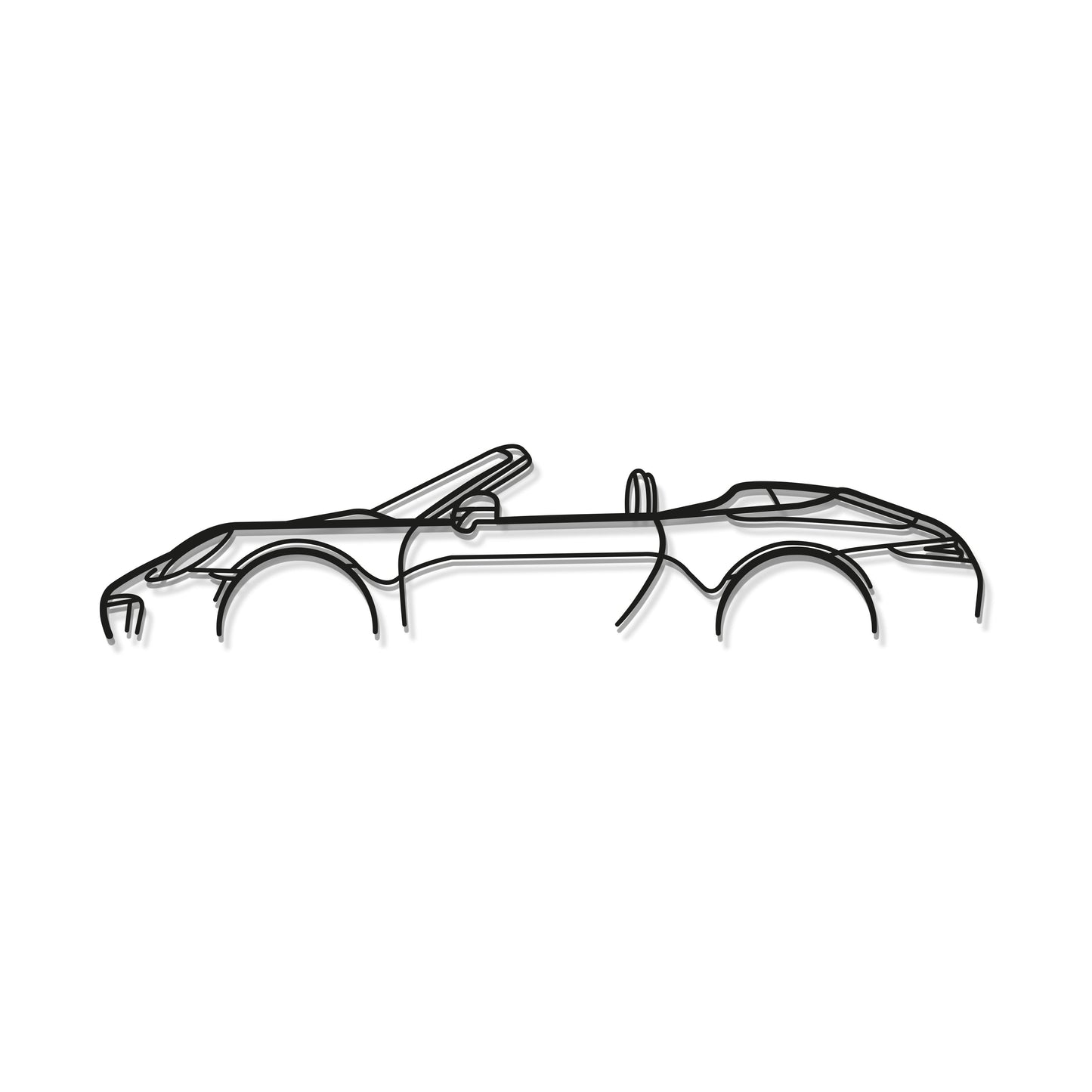 911 Model 991 Metal Car Wall Art - MT0863