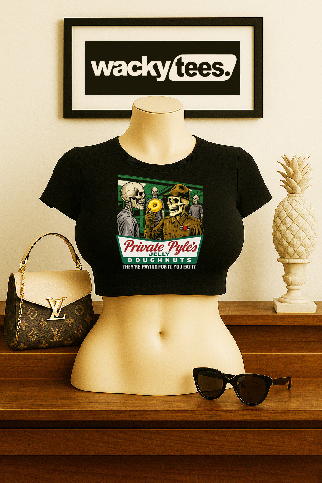Private Gomer Pyles Jelly Doughnuts Full Metal Jacket 80s Graphic Tee Shirt