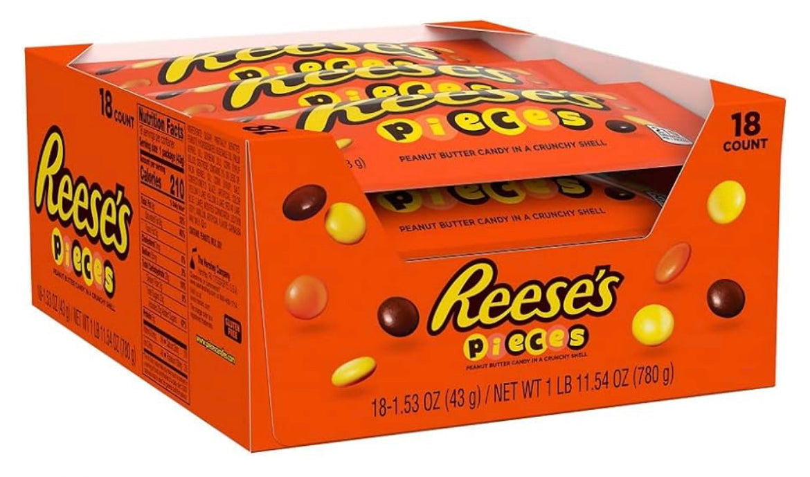 REESE'S Pieces Single Serve Bags 18 pack