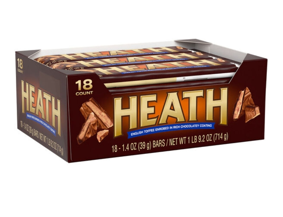 HERSHEYS HEATH BAR 18 pack