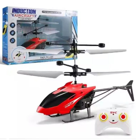 RC Flying Helicopter Toy Airplane Remote or Gesture Hand Control USB