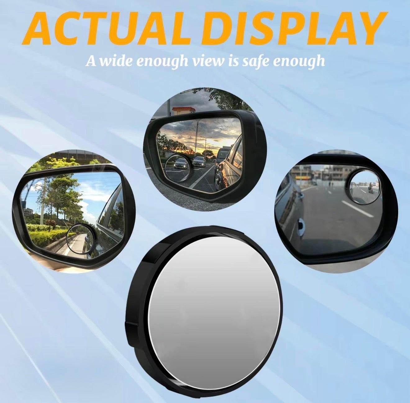 SafeAngle 360 Car Mirror