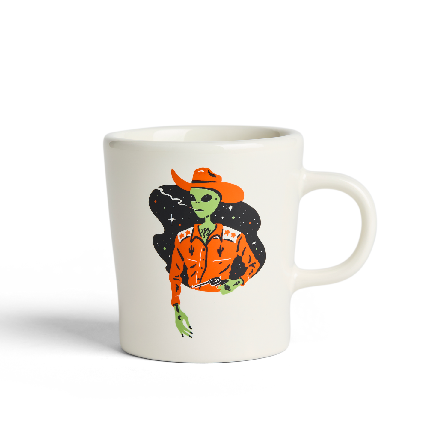 Sam Larson - Alien Cowboy - 9oz Modern Diner Mug