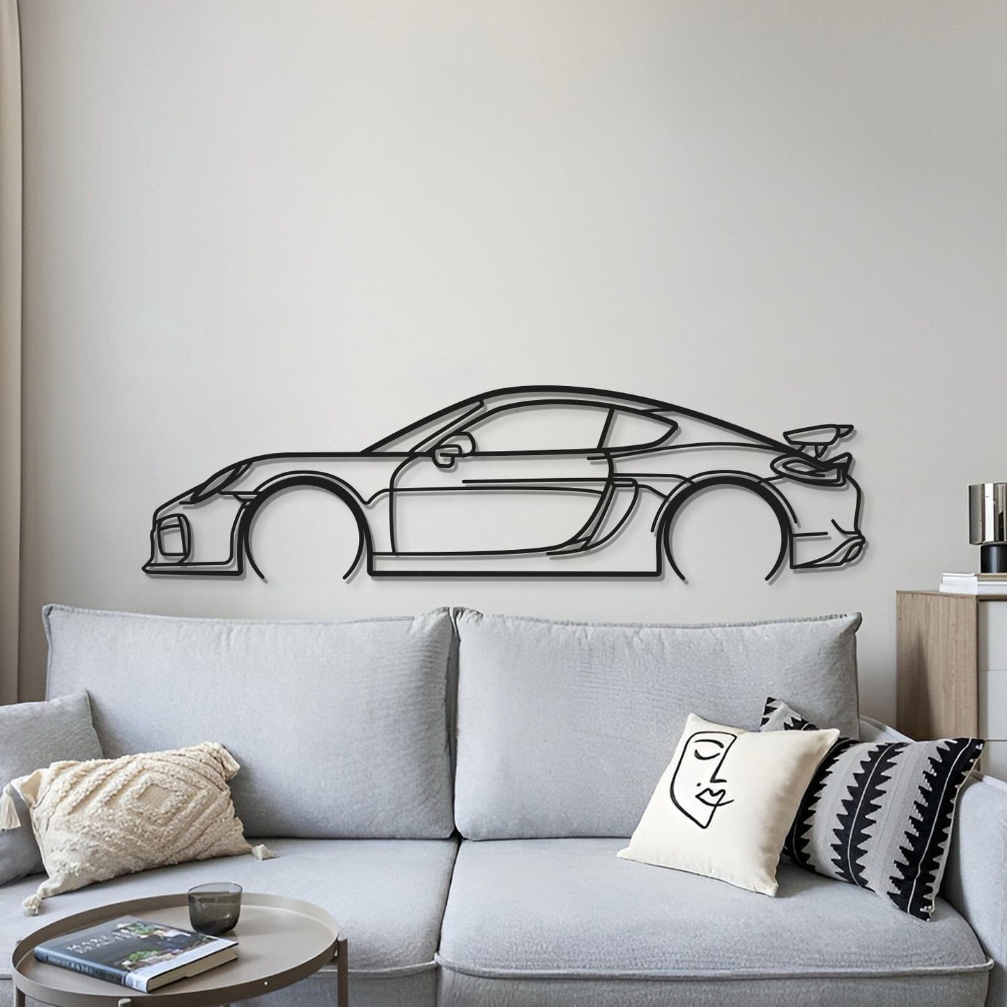 2016 Cayman GT4 981 Metal Car Wall Art - MT0897