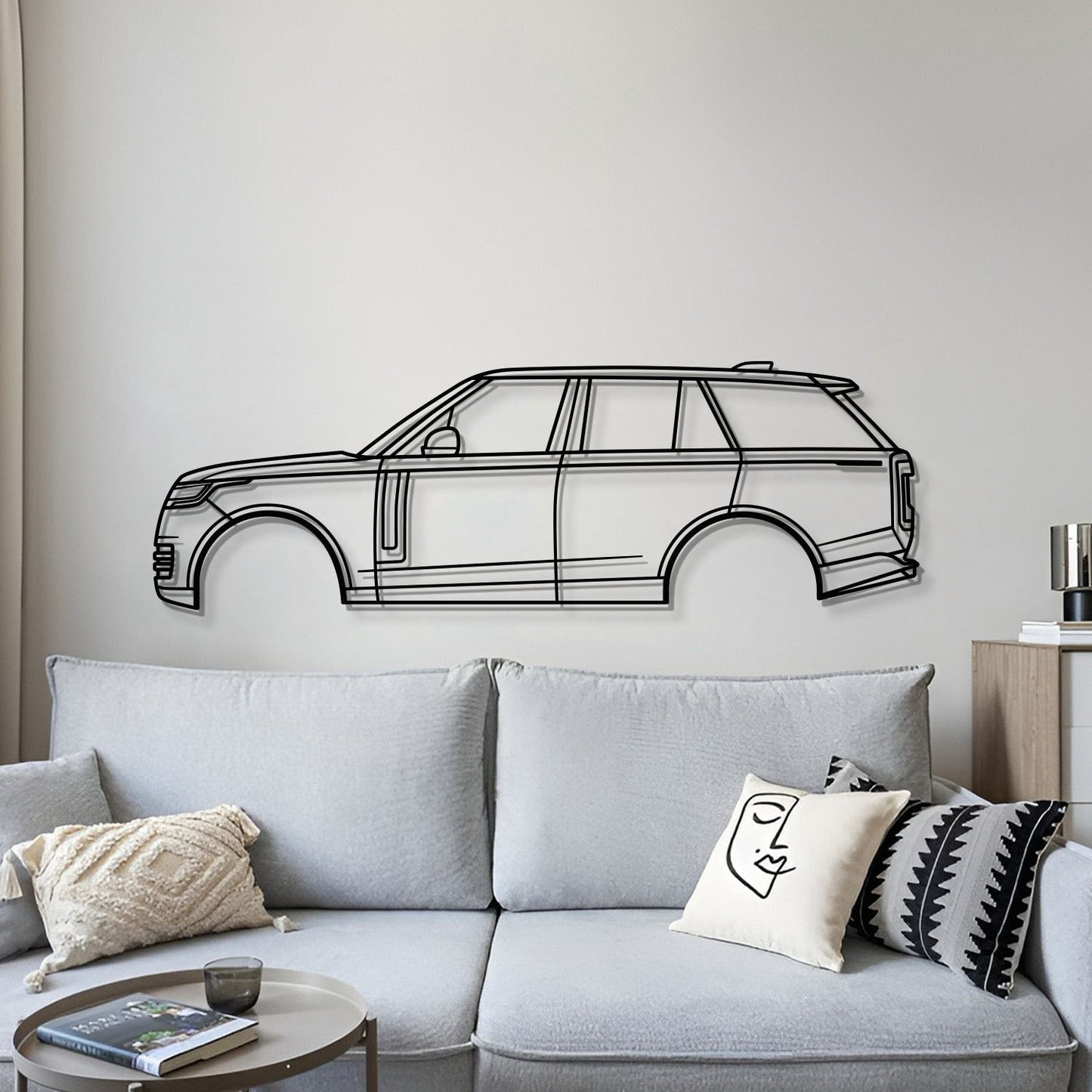 2022 Range Rover Metal Car Wall Art - MT0800