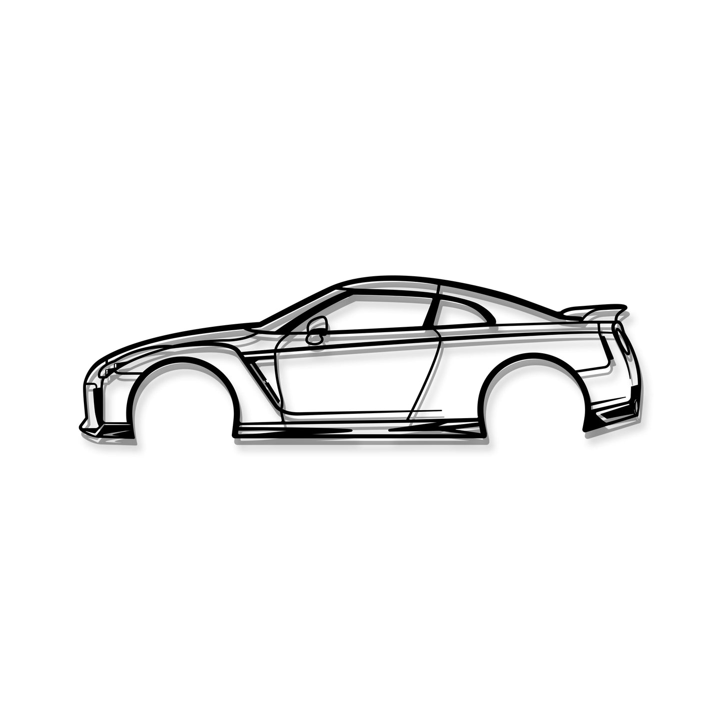 GT-R R35 Metal Car Wall Art - MT1064