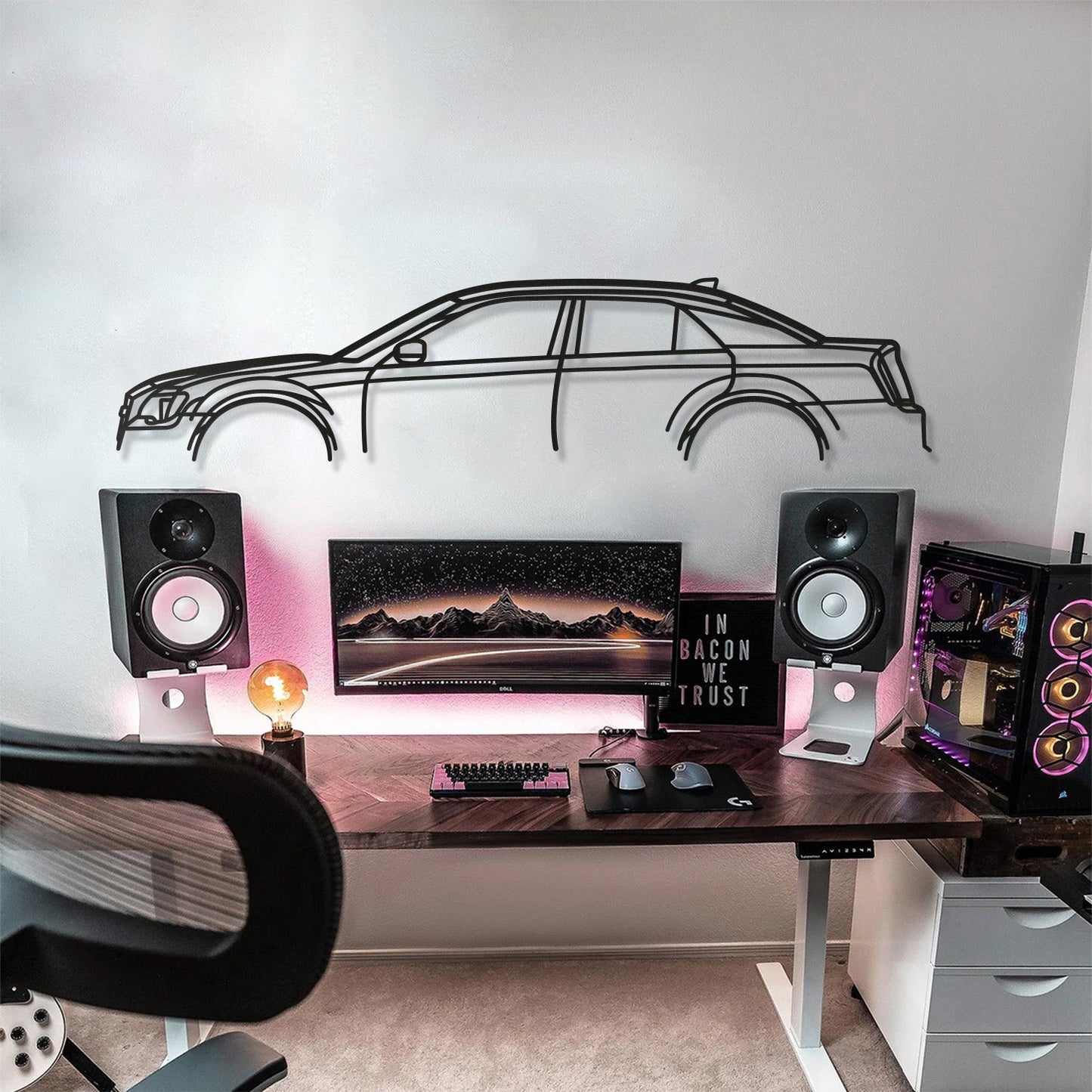 2016 300S Metal Car Wall Art  - MT0550