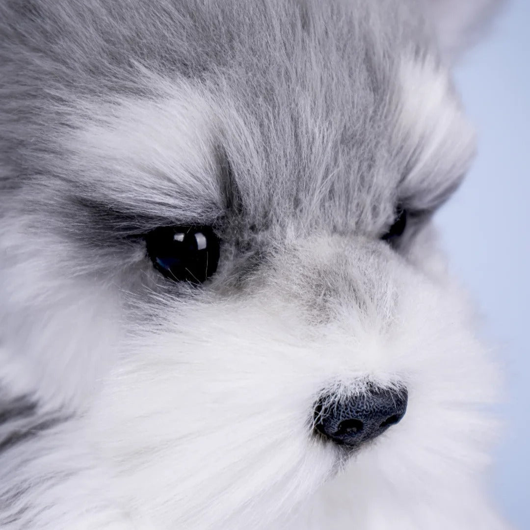 Schnauzer Backpack – Plush Dog Bag for Puppy Lovers & Kids