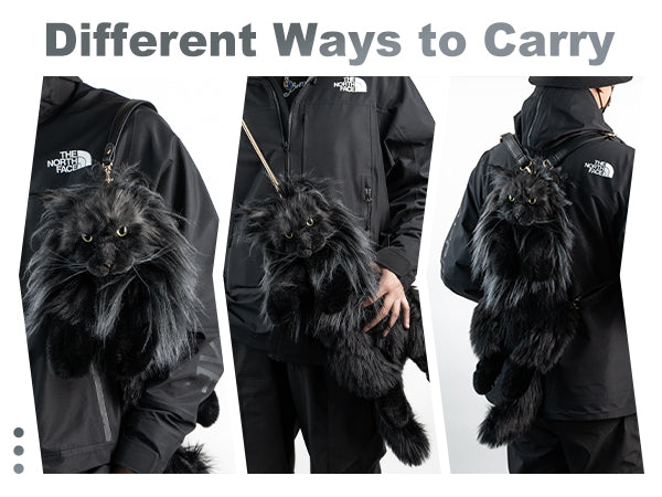 Maine Coon Cat Backpack – Realistic Cat Stylish Daypack