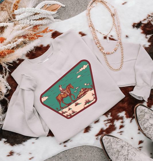 Cactus Trails Crewneck