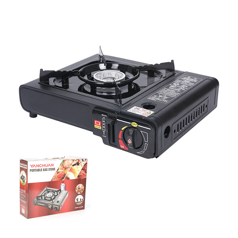 Single - burner Butane Camping Stove, windproof, adjustable, portable