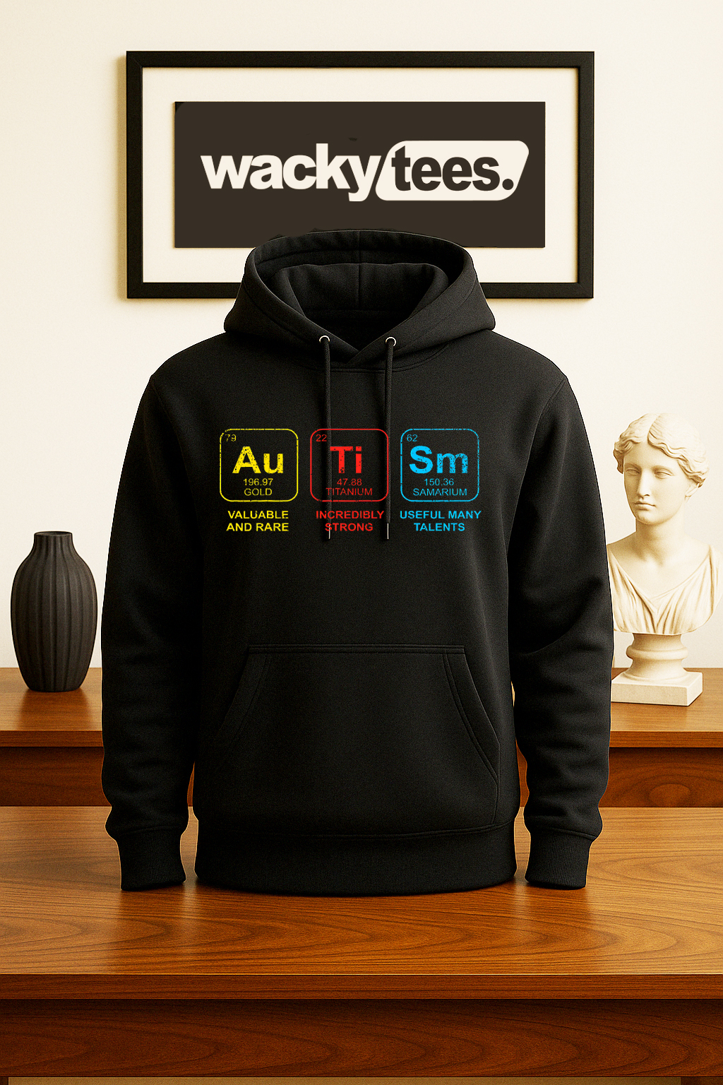 Autism Periodic Table Autism Awareness Graphic Tee Shirt