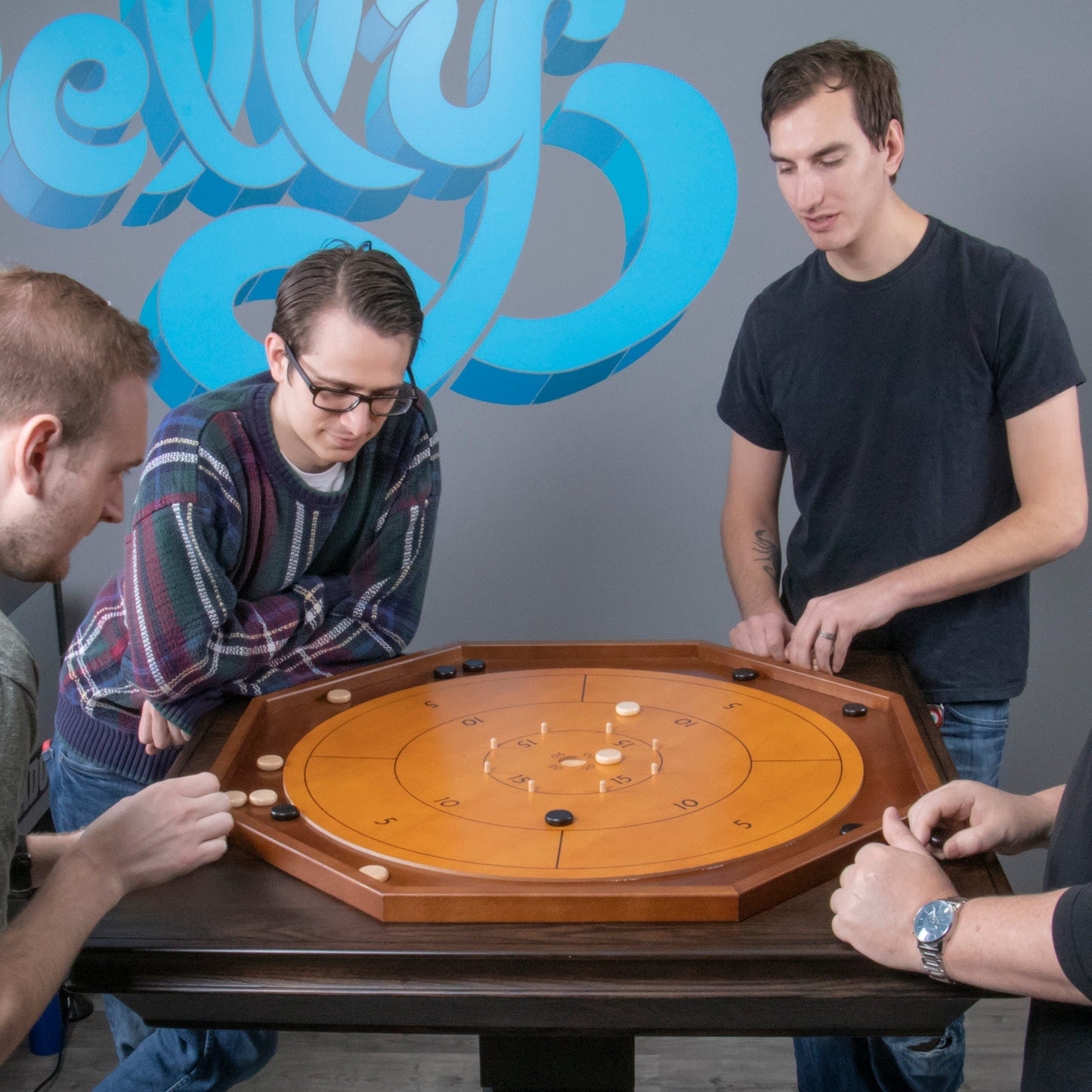 Tournament Crokinole Board, 30-inch