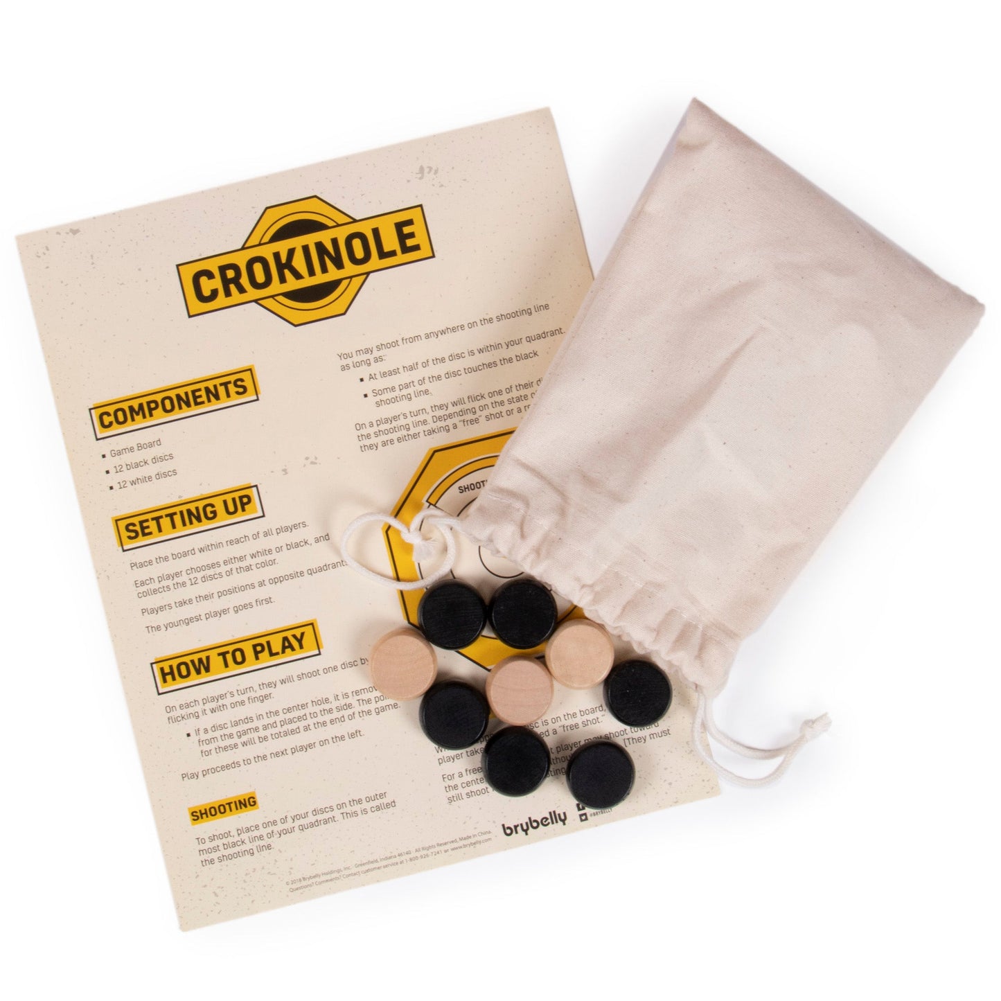 Tournament Crokinole Board, 30-inch