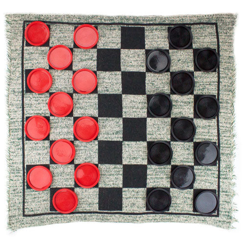 3-in-1 Giant Checkers Rug