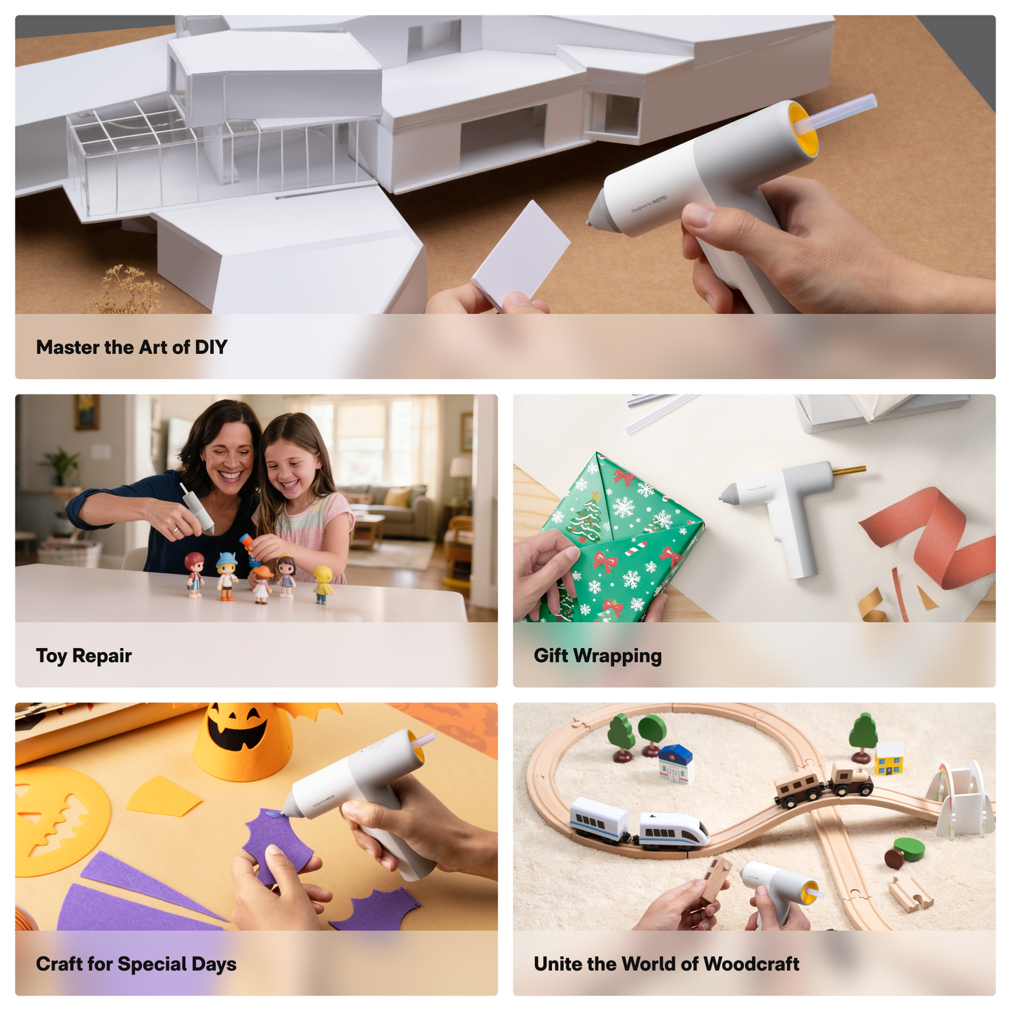 HOTO Easyflow Cordless Hot Glue Gun