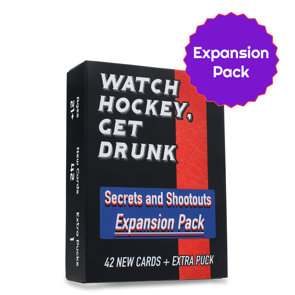 Secrets and Shootouts EXPANSION PACK for Watch Hockey, Get Drunk