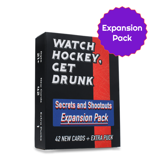 Secrets and Shootouts EXPANSION PACK for Watch Hockey, Get Drunk