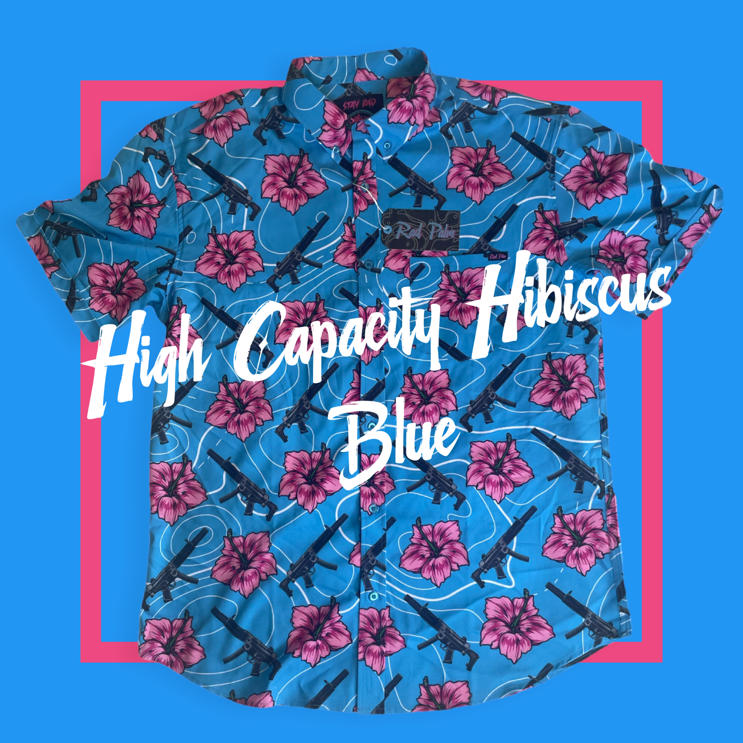 High Capacity Hibiscus Blue