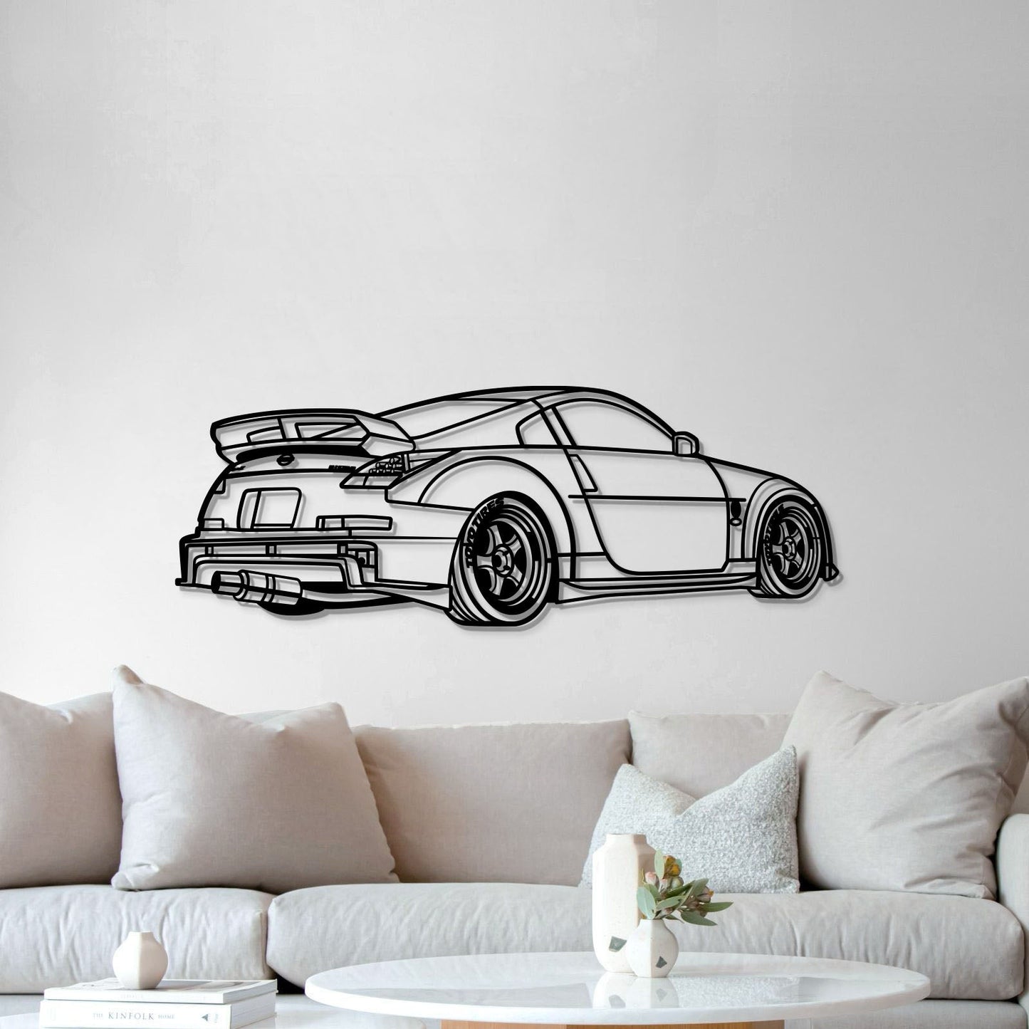350z  Perspective Metal Car Wall Art - MT1178