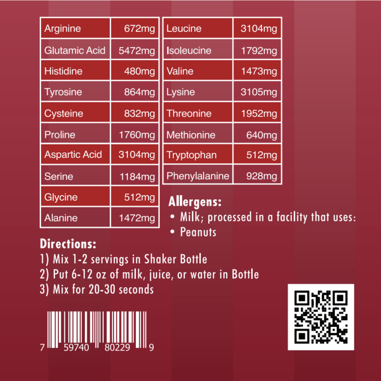 Whey Protein Isolate Unflavored