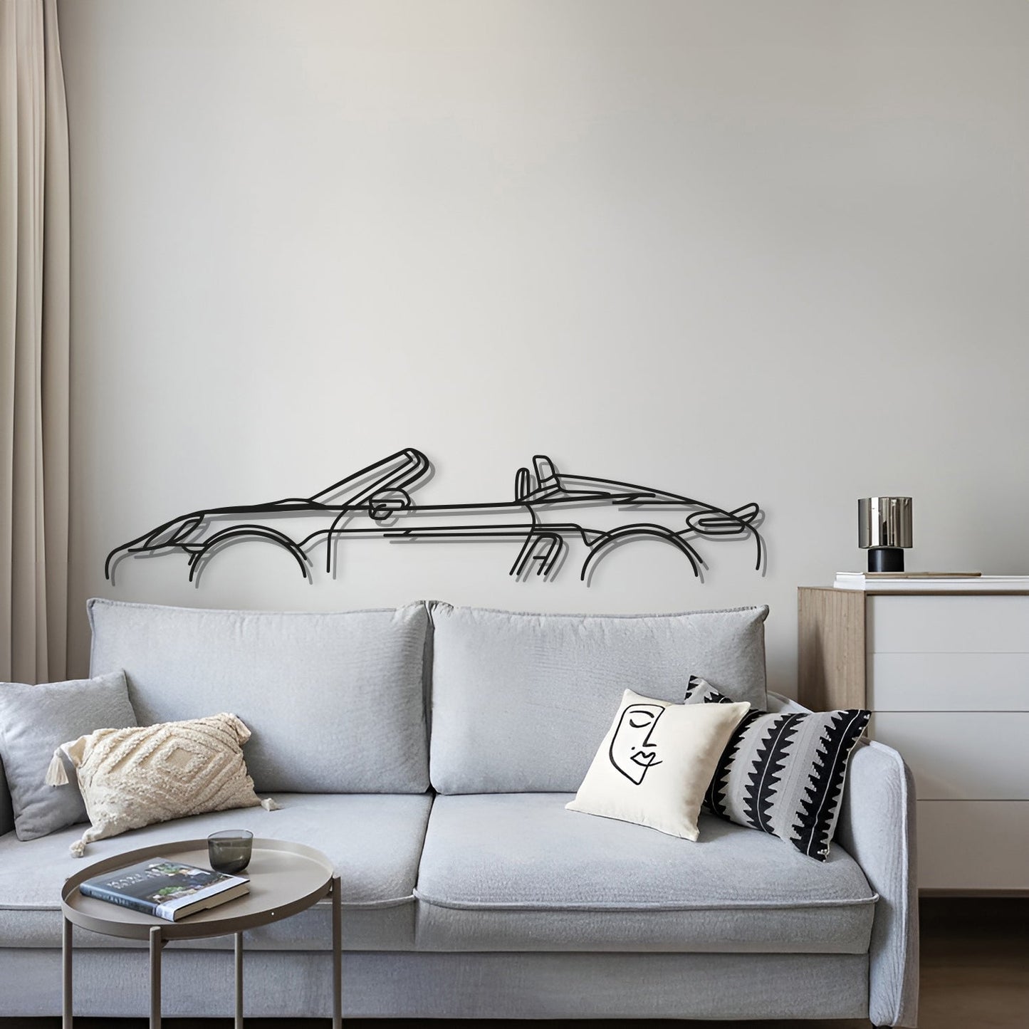 718 Spyder Metal Car Wall Art - MT0842