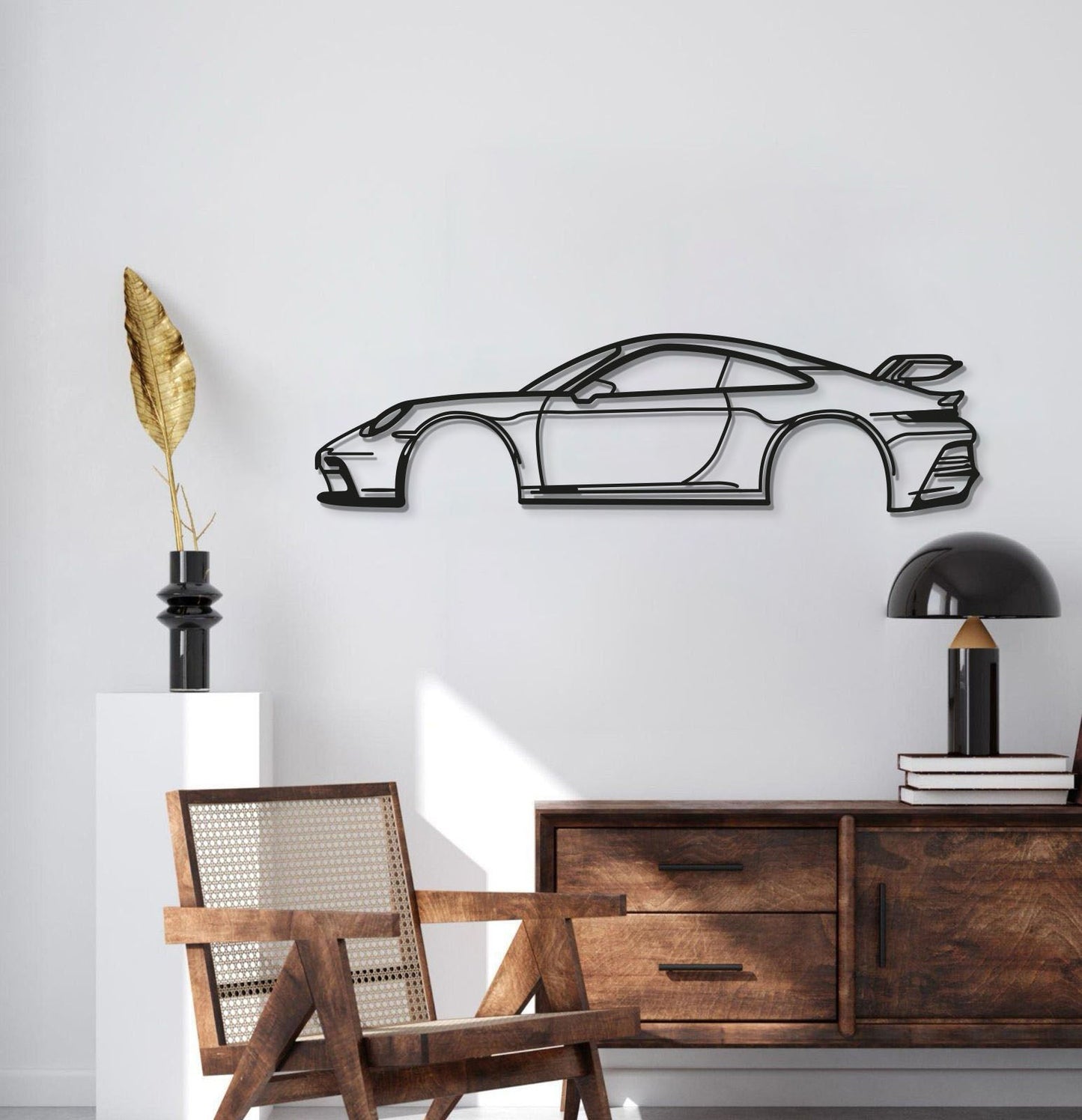 911 GT3 Model 992 Metal Car Wall Art - MT0855