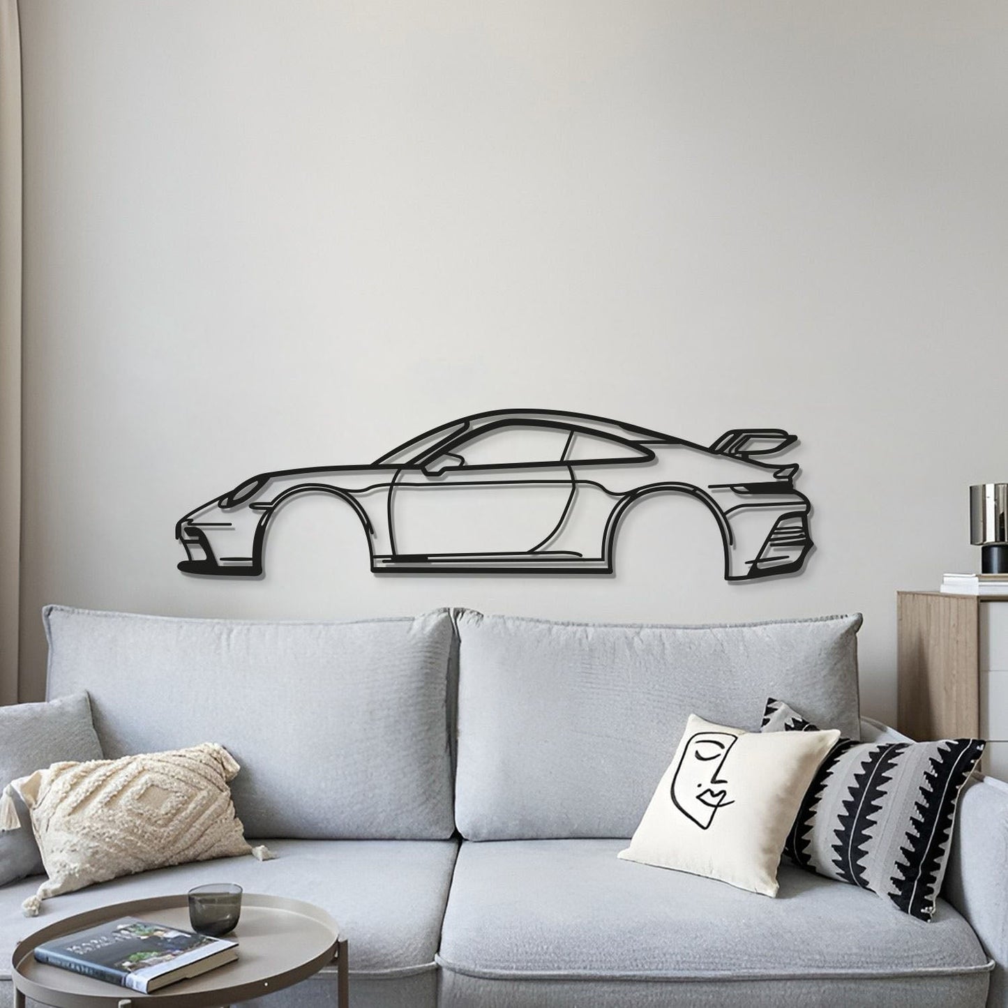 911 GT3 Model 992 Metal Car Wall Art - MT0855