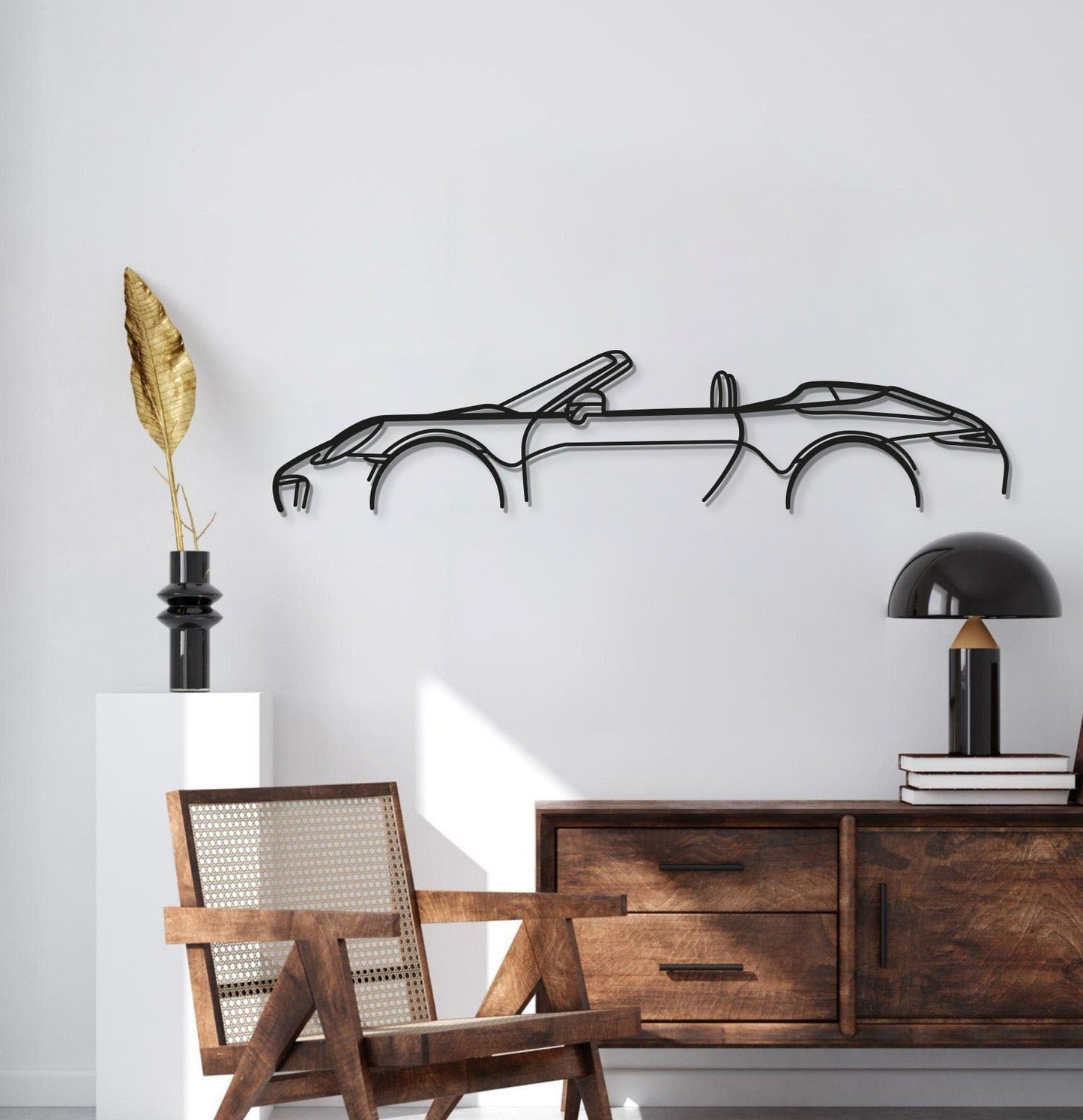 911 Model 991 Metal Car Wall Art - MT0863