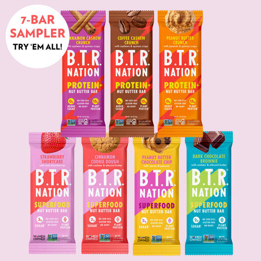 THE TRY 'EM ALL STARTER SAMPLER (ALL 7 BARS!)