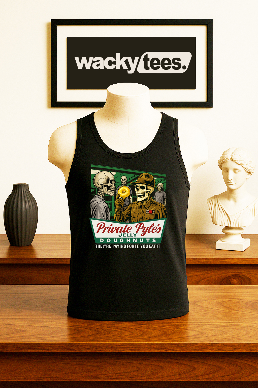 Private Gomer Pyles Jelly Doughnuts Full Metal Jacket  80s Graphic Tee Shirt