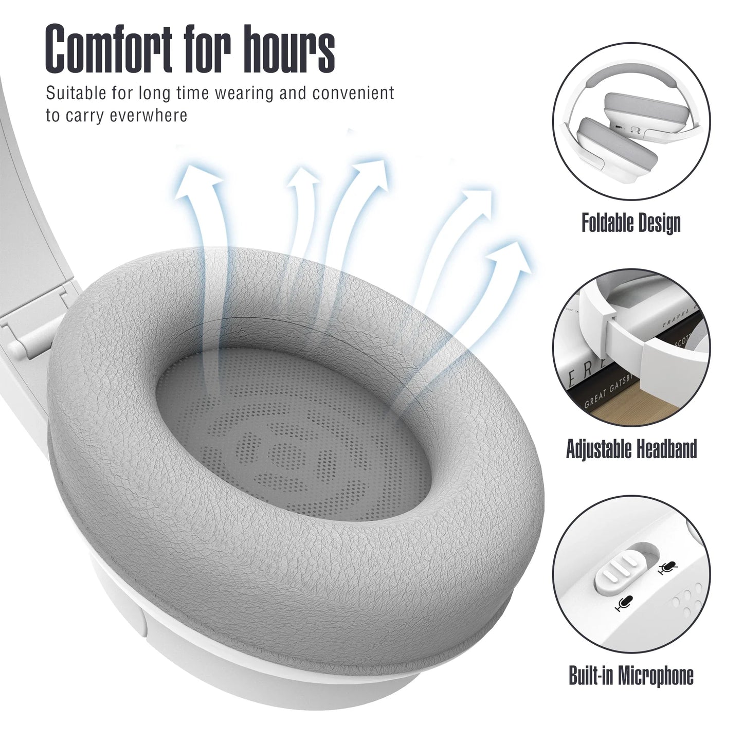Bluetooth Wireless Over-Ear Headphones