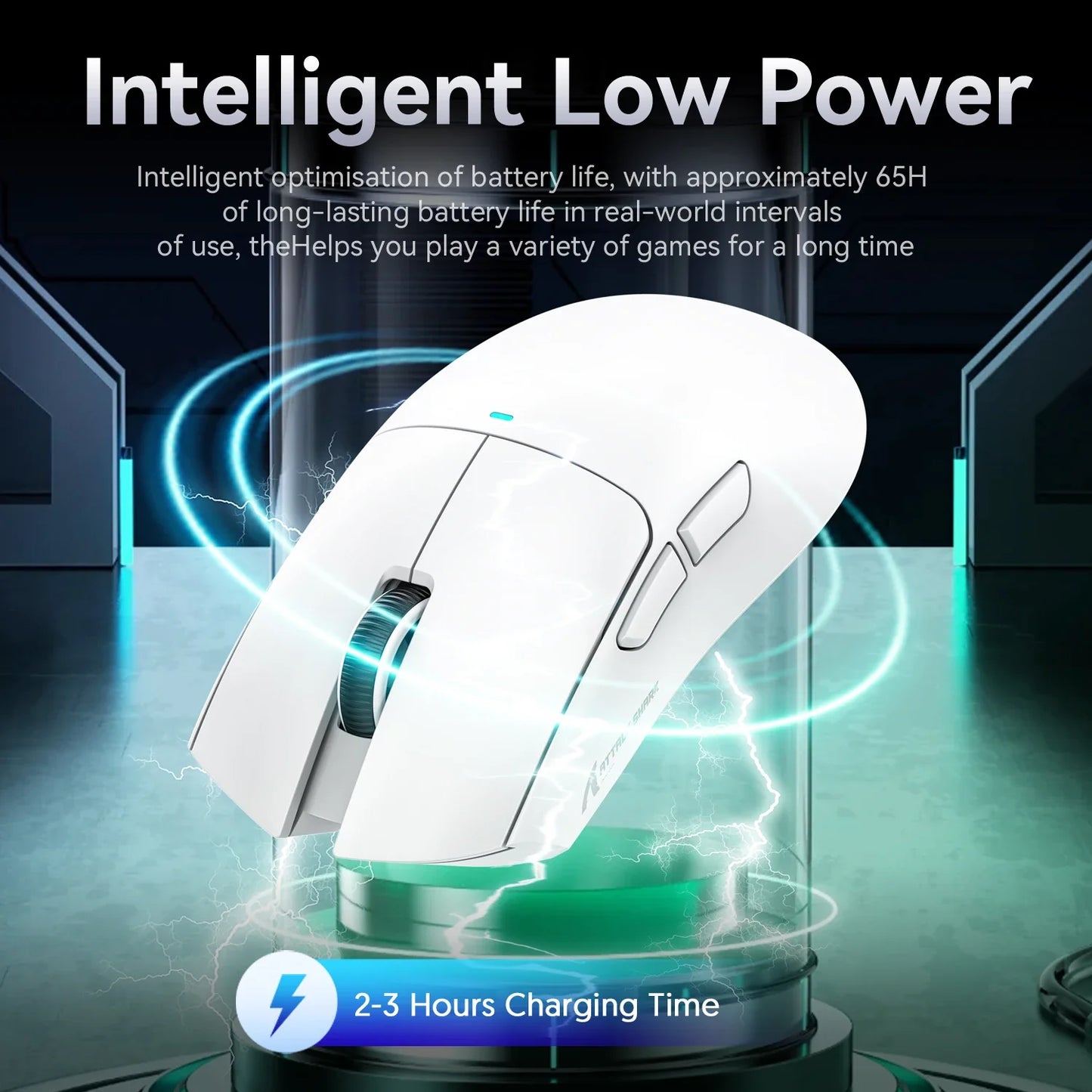 Tri-Mode Connection 2.4GHz/Wired/Bluetooth PAW3311 22000DPI 400IPS RGB  PC Gaming Mouse