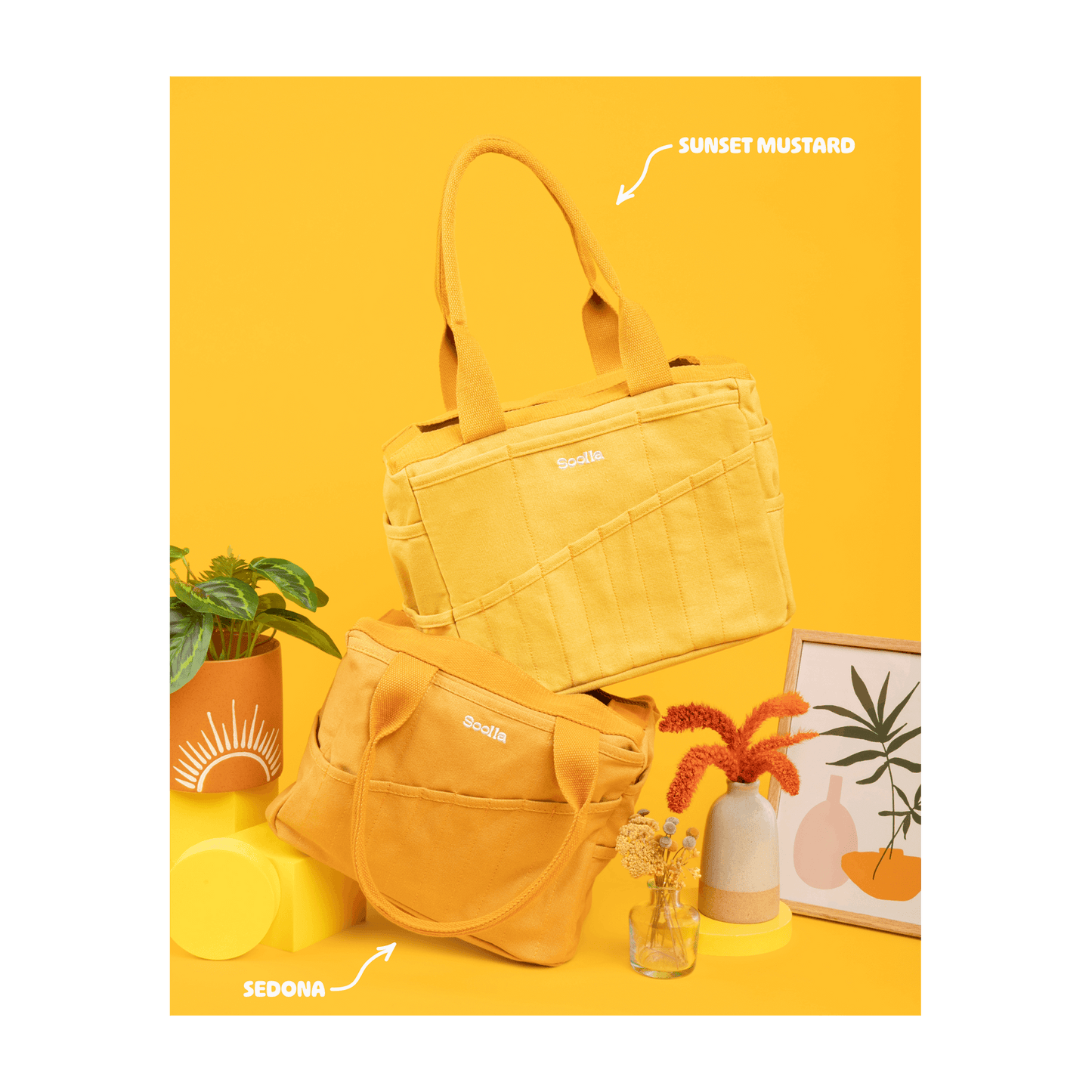 Soolla® Studio Bag, Sunset Mustard