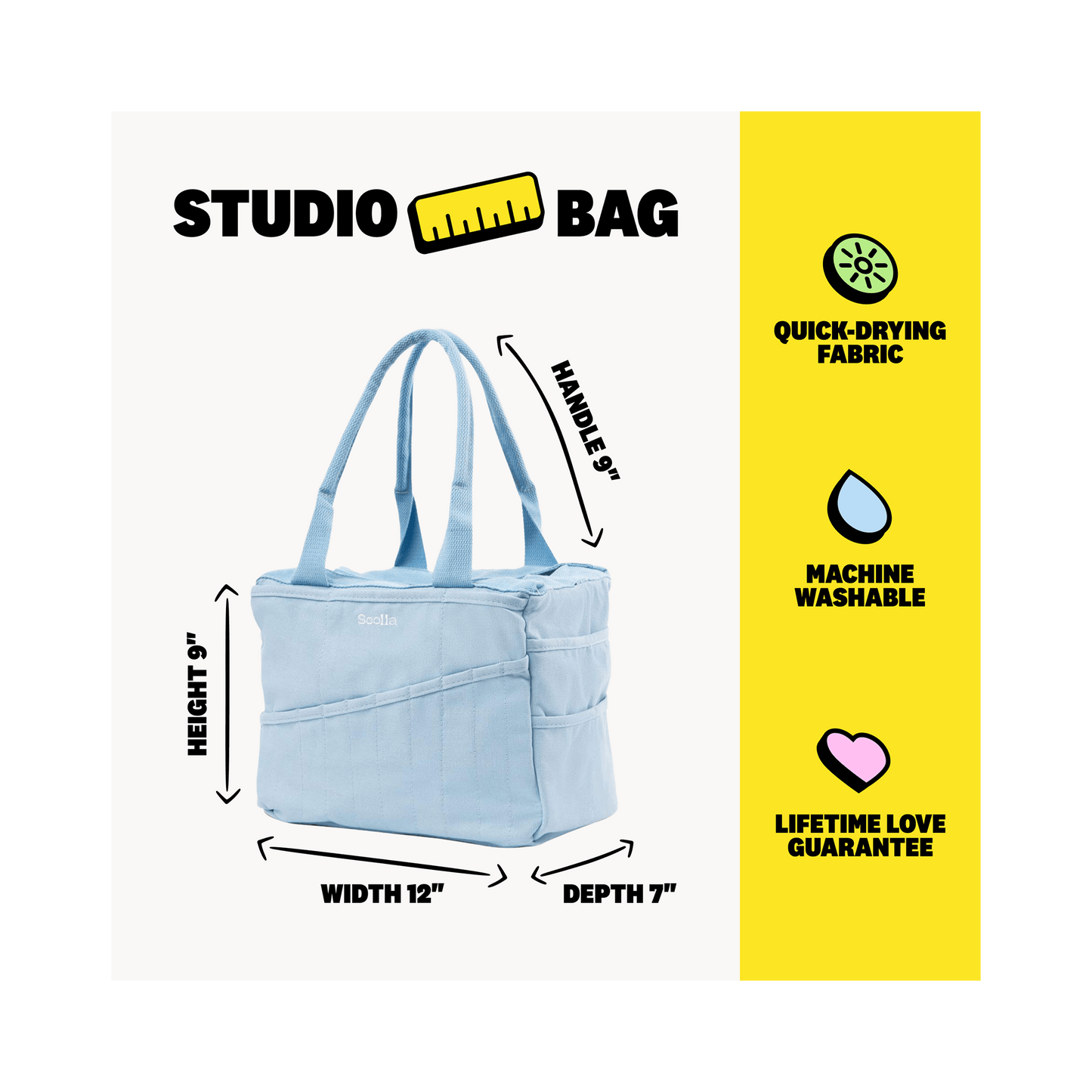 Soolla® Studio Bag, Blue Skies