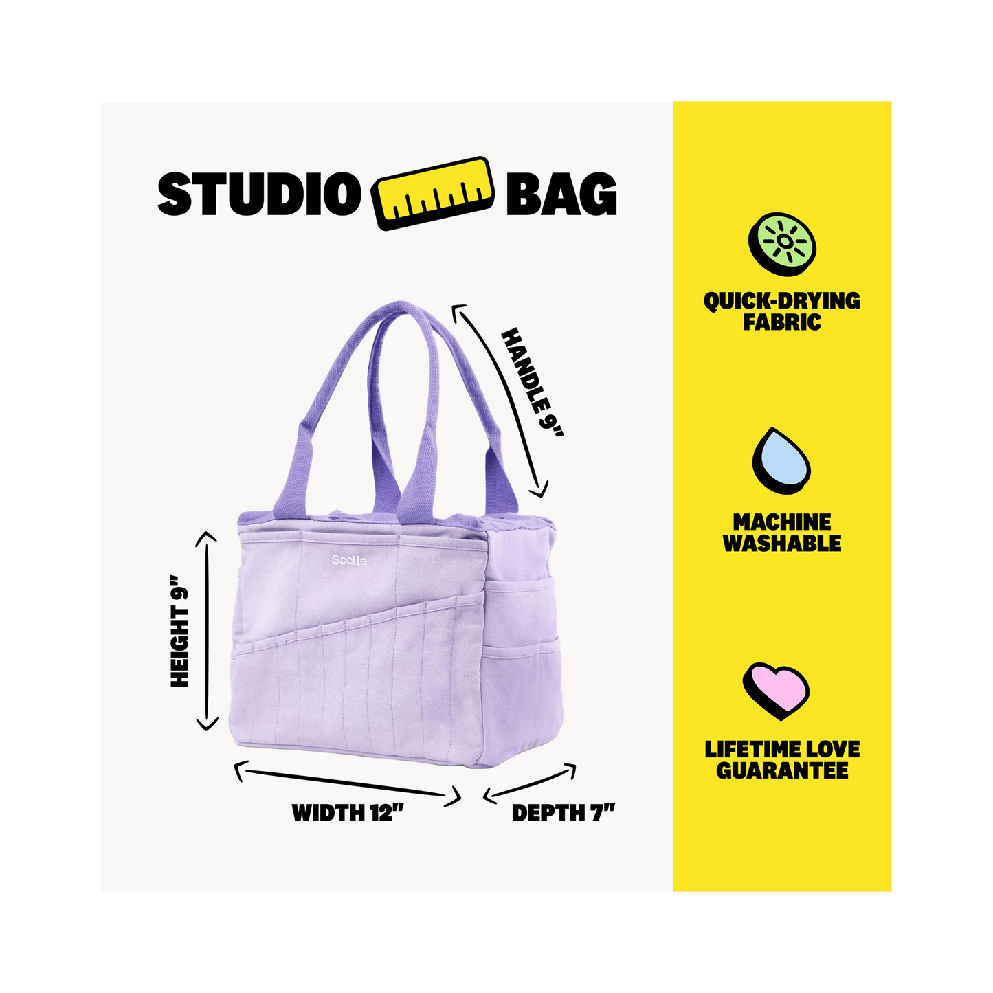 Soolla® Studio Bag, Lilac Love