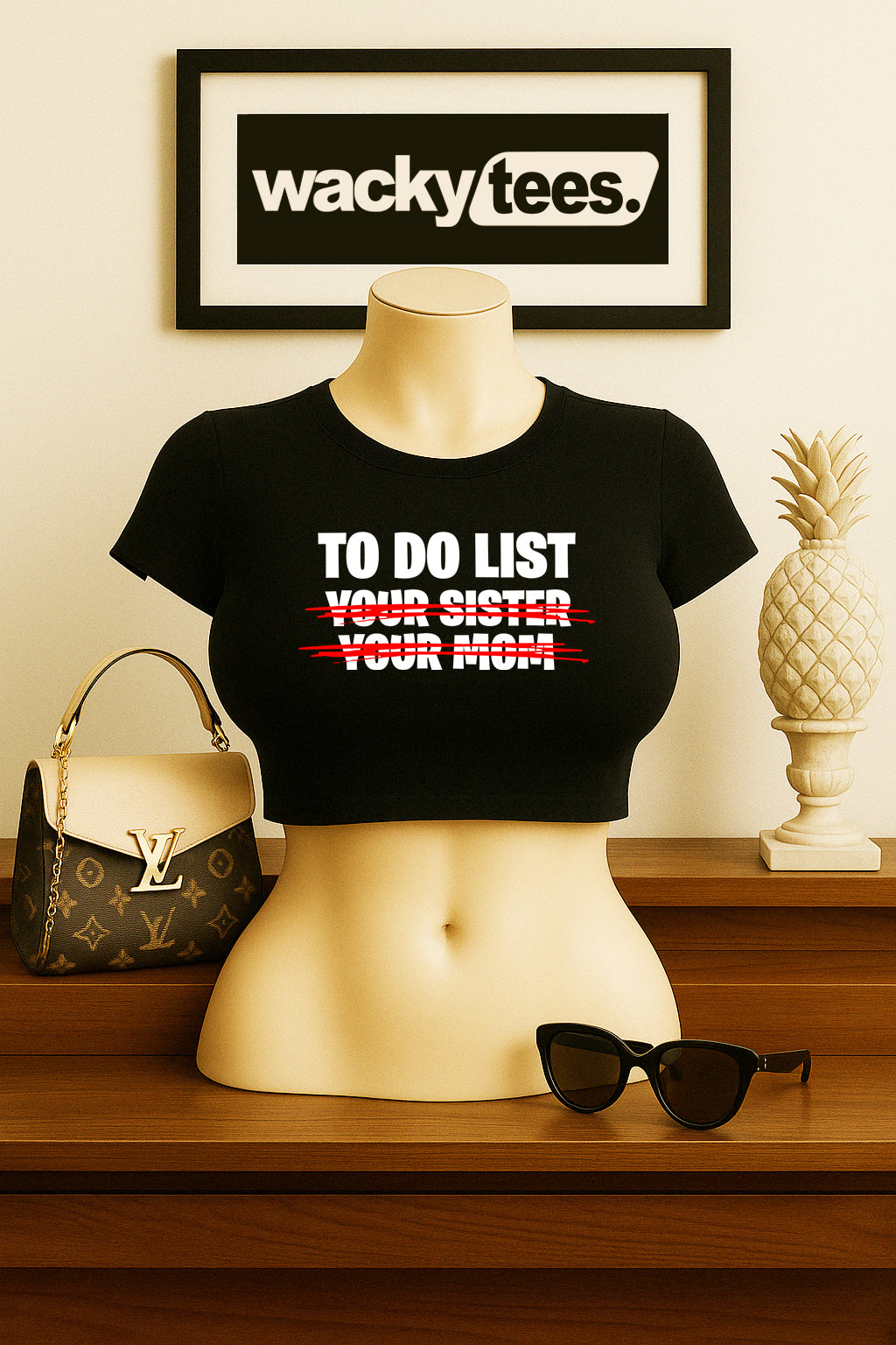 To Do List Your Sister Your Mom Funny Adult Humor Graphic Tee Shirt