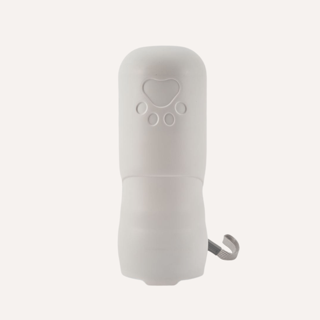 Travel Dog Water Bottle with Treat Holder – Leakproof & BPA-Free 350mL