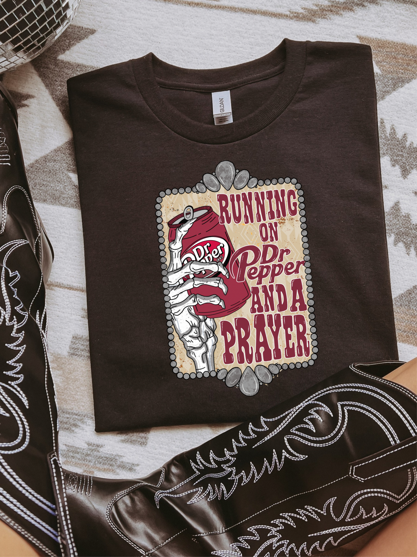 Runnin' On A Prayer Graphic Tee