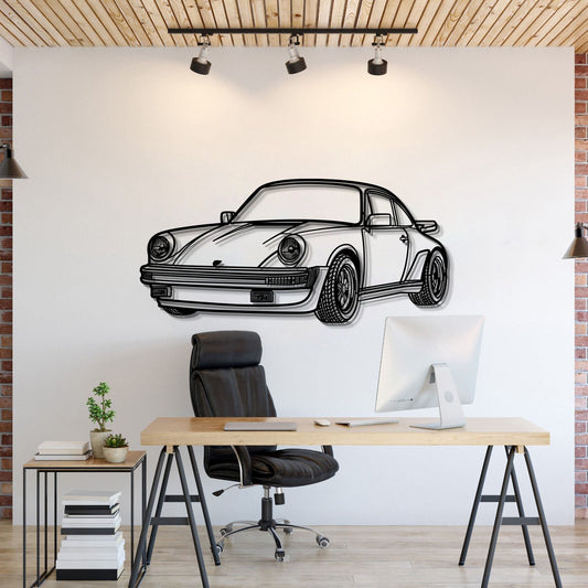 911 930 Perspective Metal Car Wall Art - MT0459