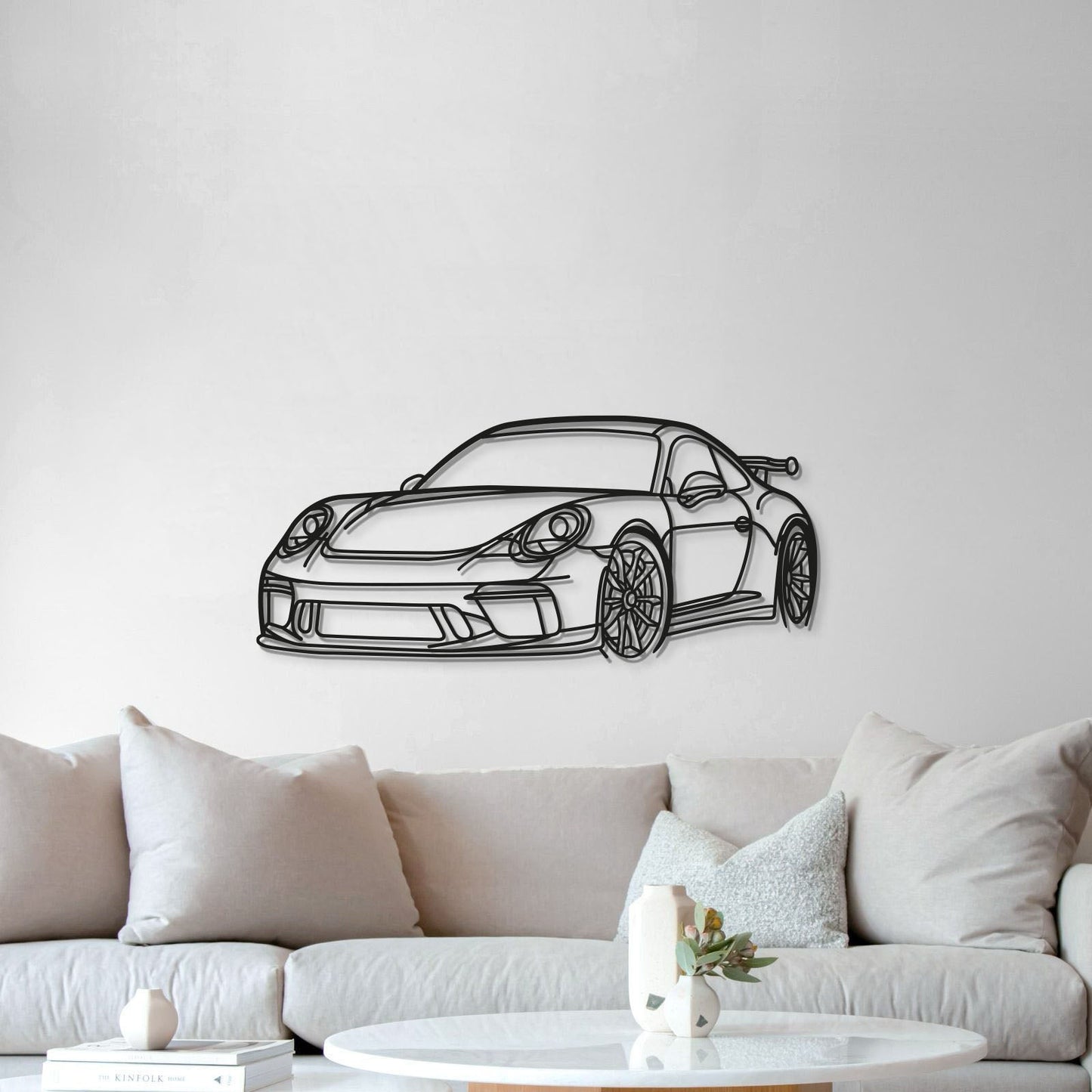 911 GT3 Model 991 Perspective Metal Car Wall Art  - MT0852